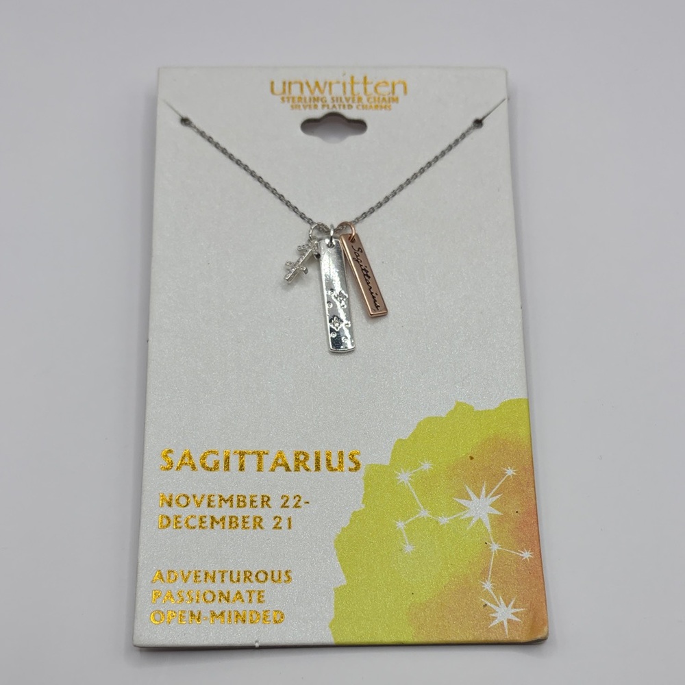 Unwritten Silver and Gold Zodiac Necklace